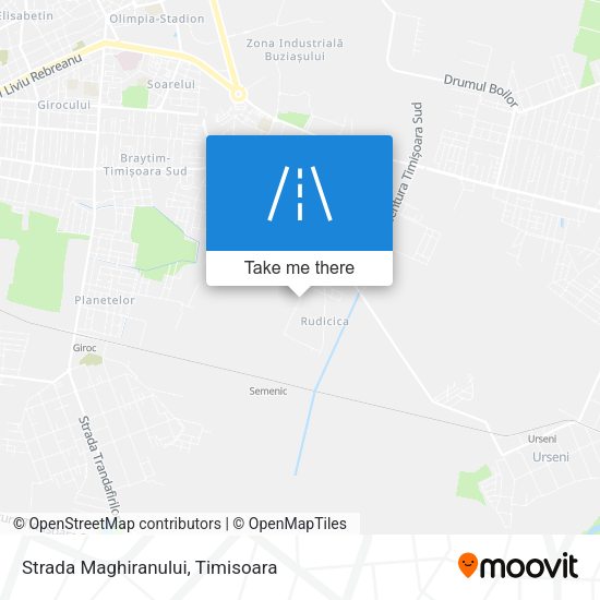 Strada Maghiranului map
