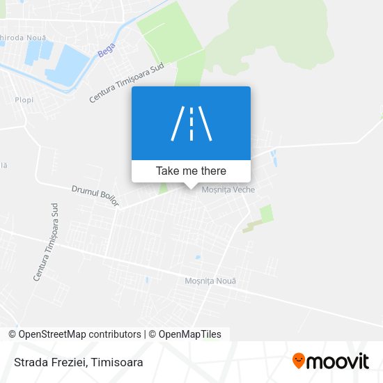 Strada Freziei map
