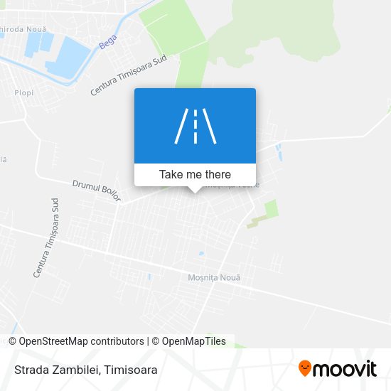 Strada Zambilei map