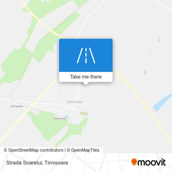Strada Soarelui map