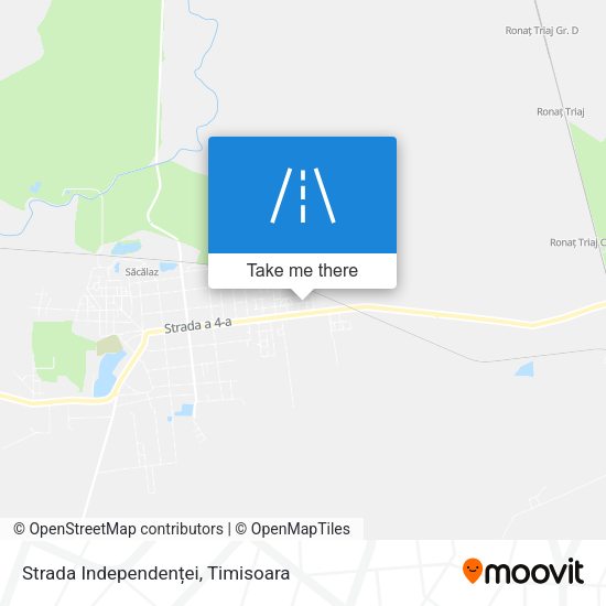 Strada Independenței map