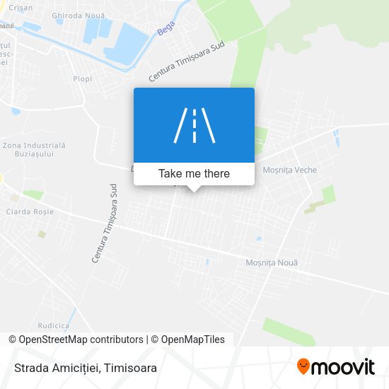 Strada Amiciției map