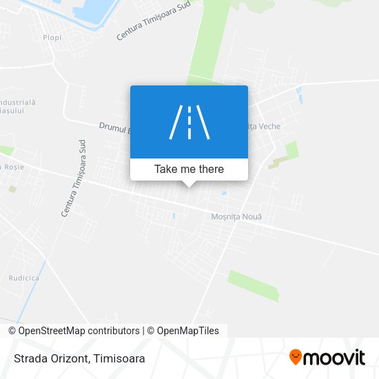 Strada Orizont map
