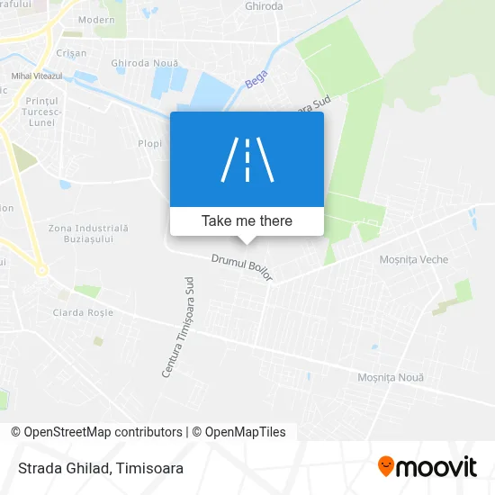 Strada Ghilad map