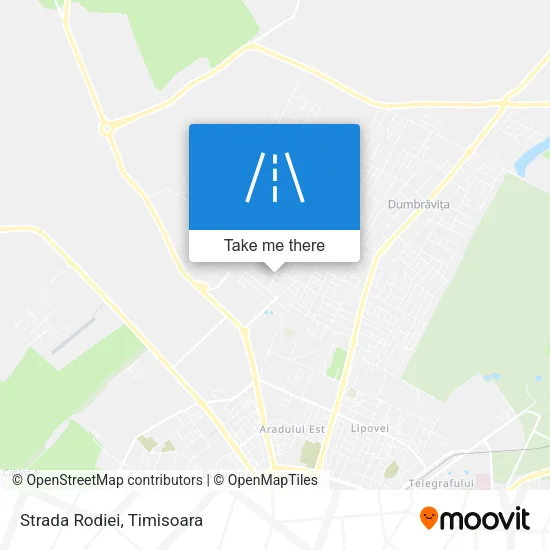 Strada Rodiei map