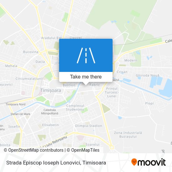 Strada Episcop Ioseph Lonovici map