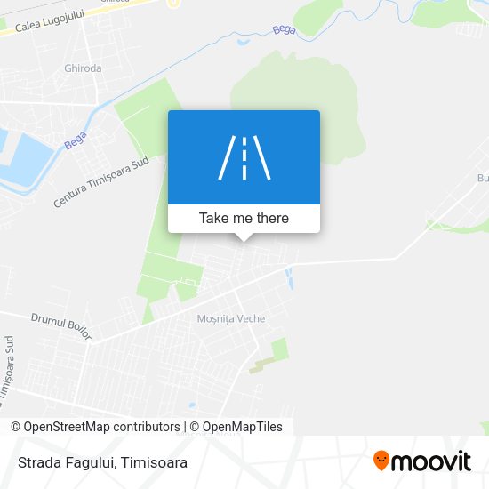Strada Fagului map