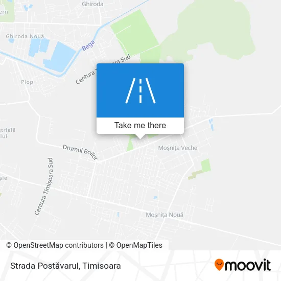 Strada Postăvarul map
