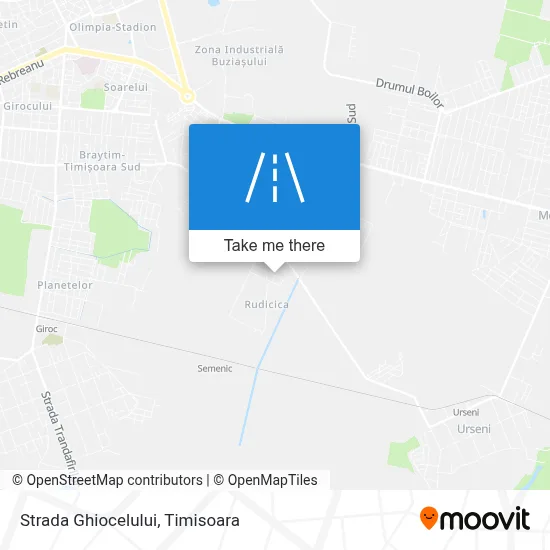 Strada Ghiocelului map