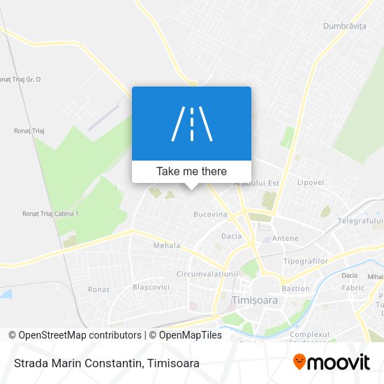 Strada Marin Constantin map