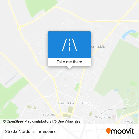 Strada Nordului map