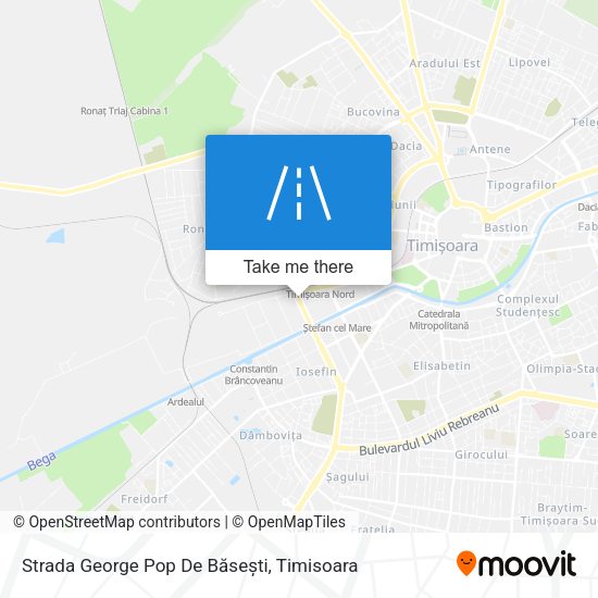 Strada George Pop De Băsești map