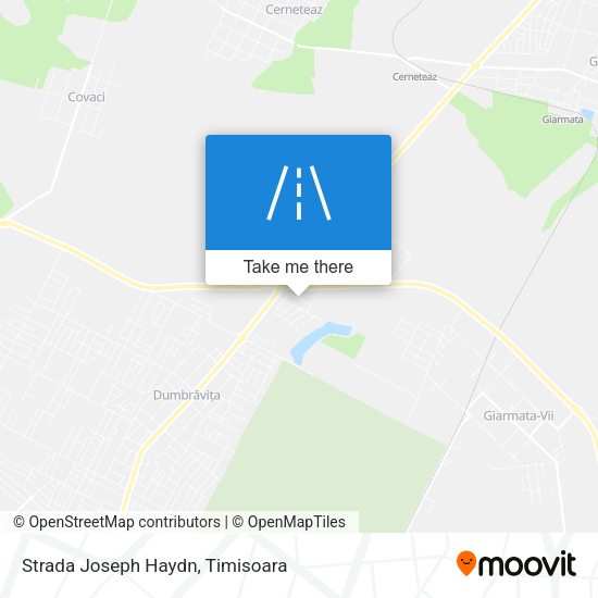 Strada Joseph Haydn map