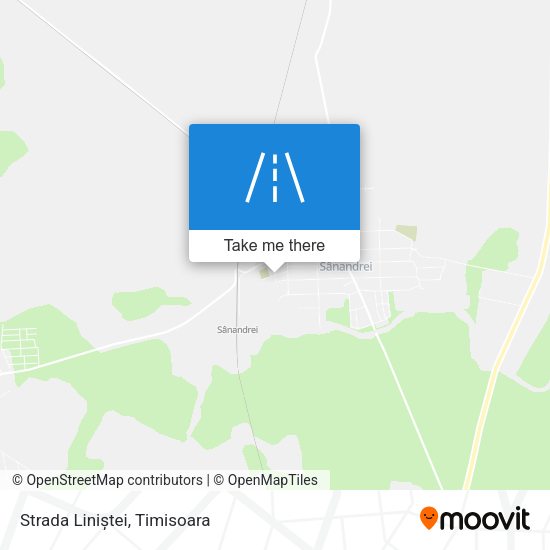 Strada Liniștei map