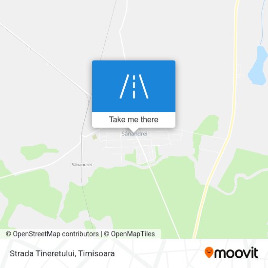 Strada Tineretului map