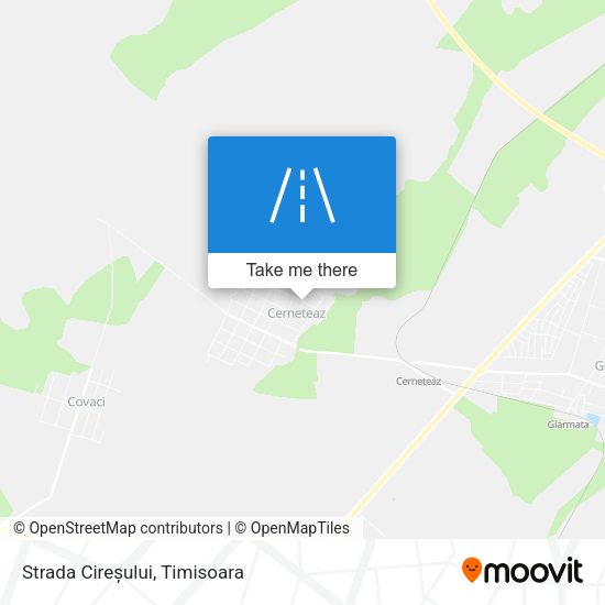 Strada Cireșului map