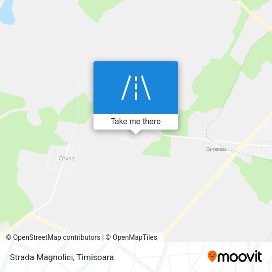 Strada Magnoliei map