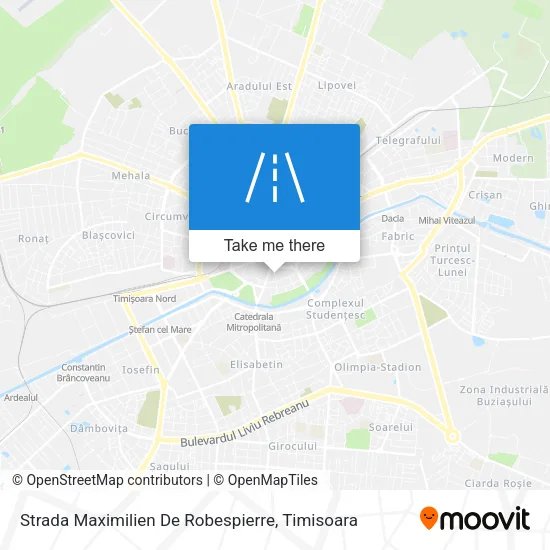 Strada Maximilien De Robespierre map