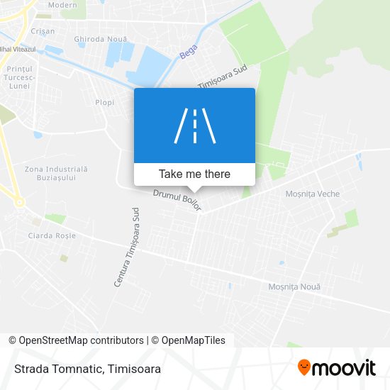 Strada Tomnatic map