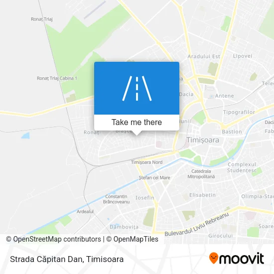 Strada Căpitan Dan map