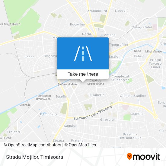 Strada Moților map