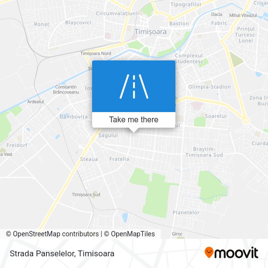 Strada Panselelor map