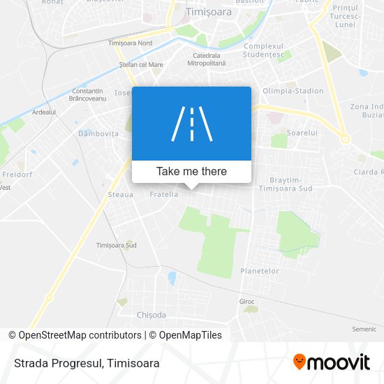 Strada Progresul map