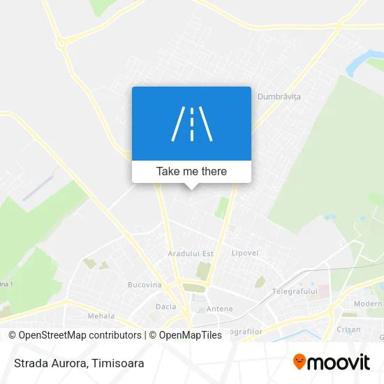 Strada Aurora map