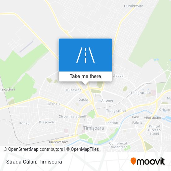 Strada Călan map