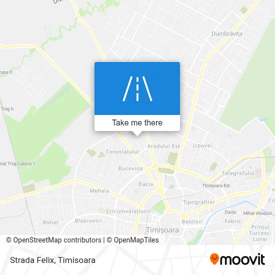 Strada Felix map