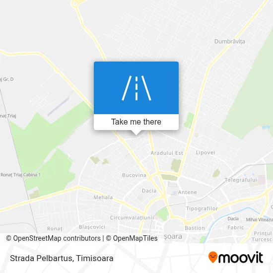 Strada Pelbartus map