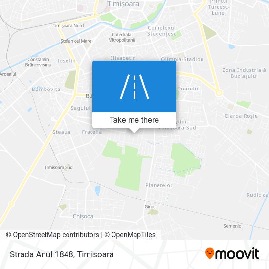 Strada Anul 1848 map