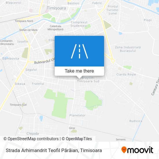Strada Arhimandrit Teofil Părăian map