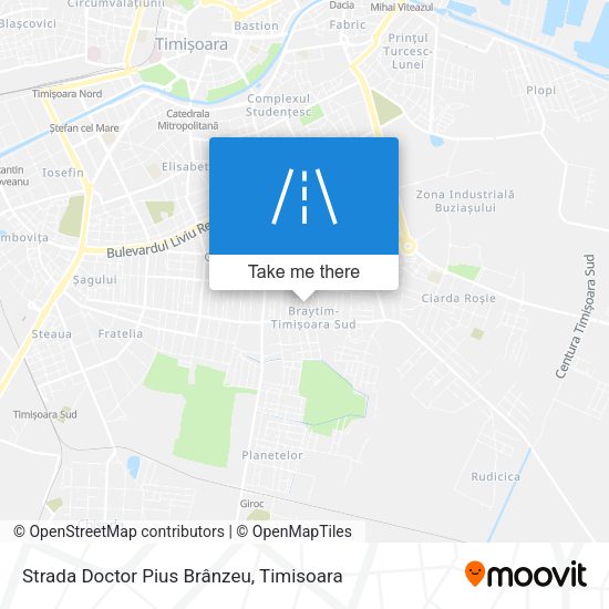 Strada Doctor Pius Brânzeu map