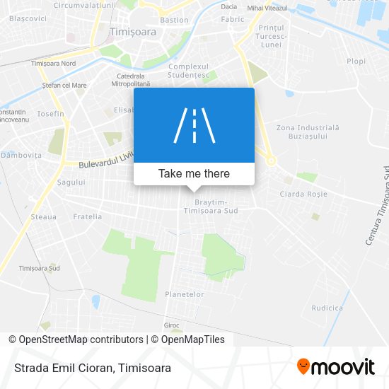 Strada Emil Cioran map