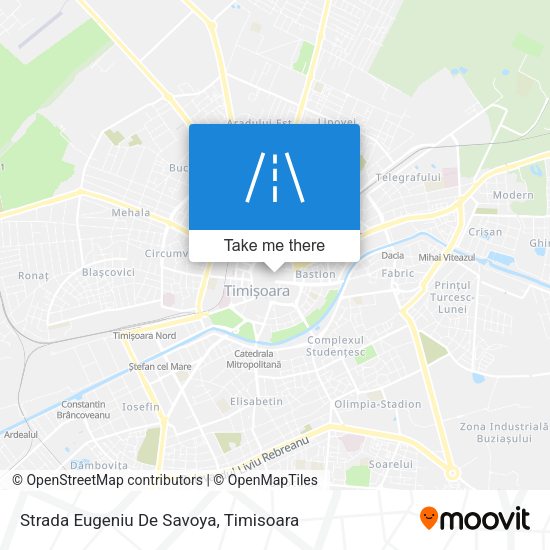 Strada Eugeniu De Savoya map