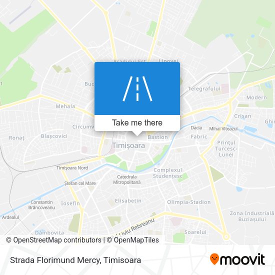 Strada Florimund Mercy map