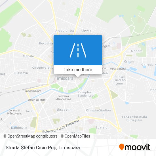 Strada Ștefan Cicio Pop map