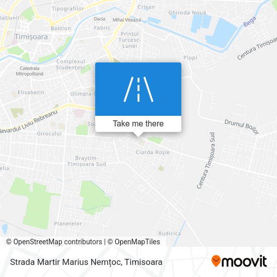 Strada Martir Marius Nemțoc map