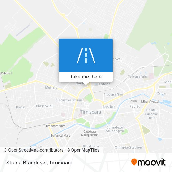 Strada Brândușei map