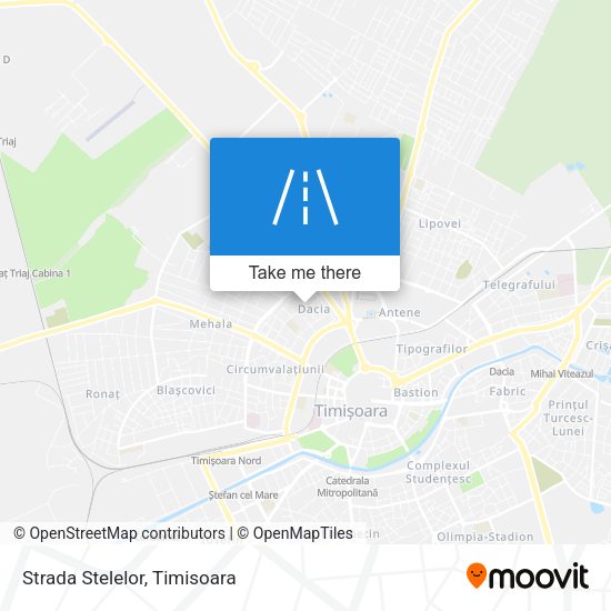 Strada Stelelor map
