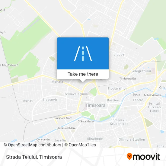 Strada Teiului map