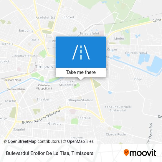 Bulevardul Eroilor De La Tisa map