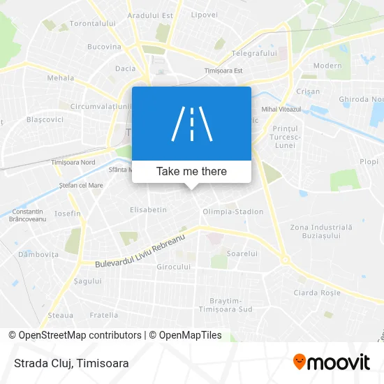 Strada Cluj map