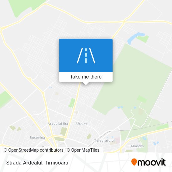 Strada Ardealul map