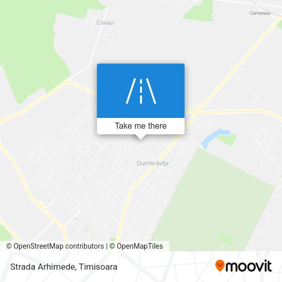 Strada Arhimede map