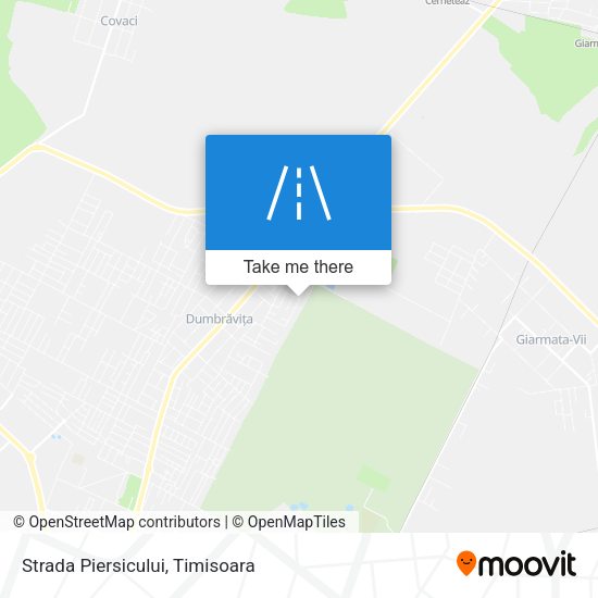 Strada Piersicului map