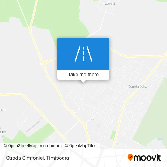 Strada Simfoniei map