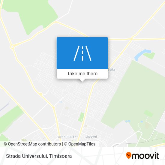 Strada Universului map