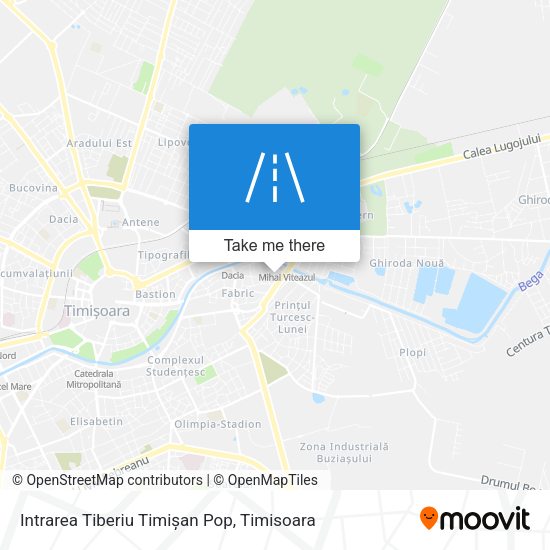 Intrarea Tiberiu Timișan Pop map